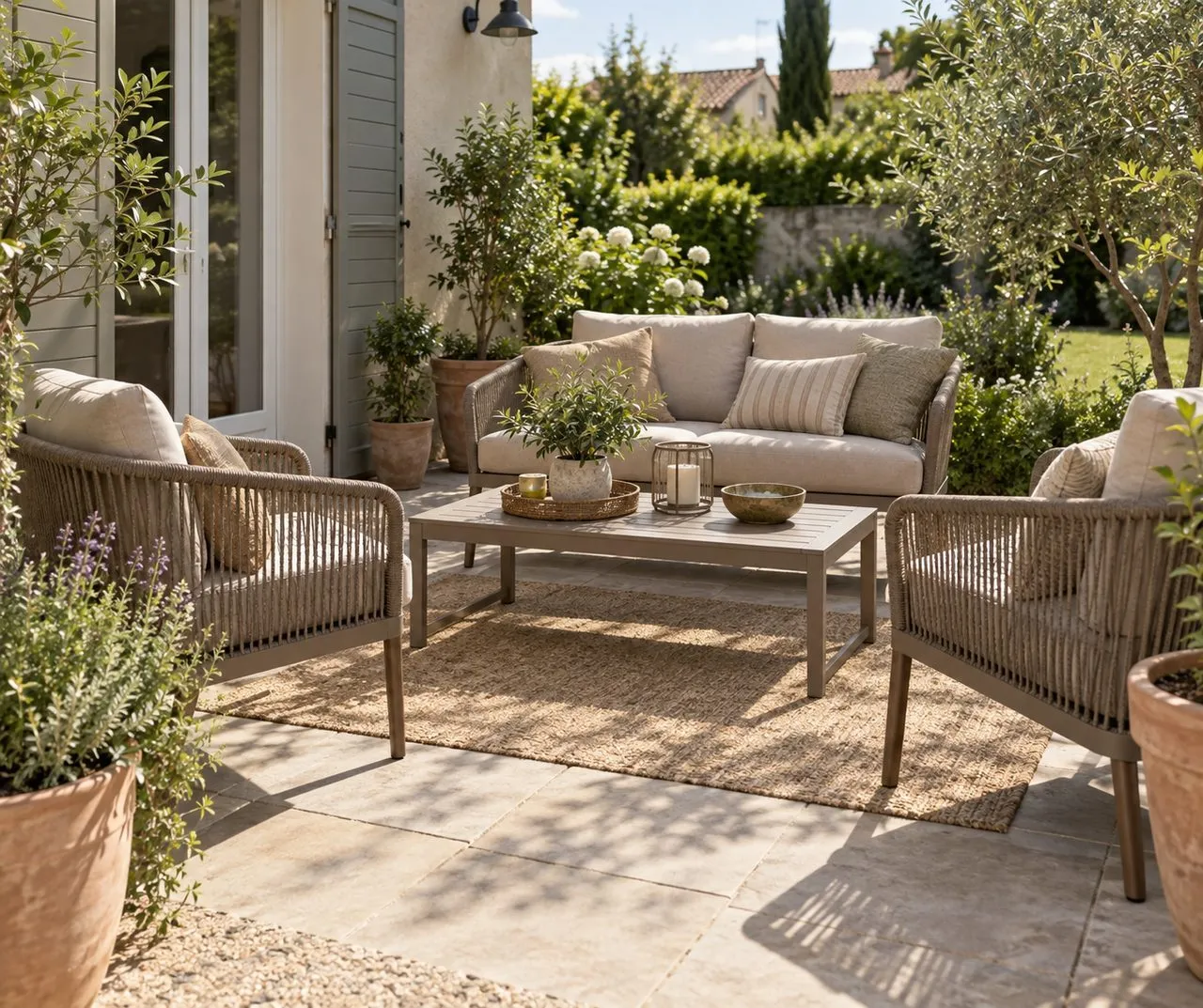 Salon de jardin 4 places pas cher : le bon budget sans sacrifier l’usage