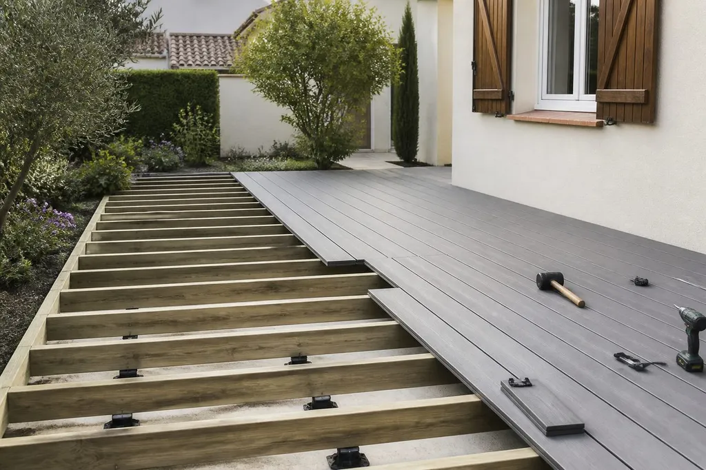 Lame composite pour terrasse : choix, prix et pose sans erreur
